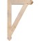 Ekena Millwork Traditional Arts & Crafts Smooth Bracket, Douglas Fir, 3 1/2"W x 22"D x 34"H BKT04X22X34TRA03SDF - alternate 4